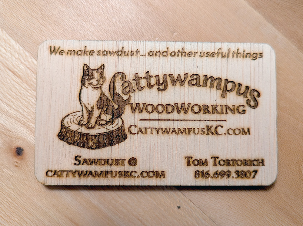 View 3 of Wood Business Cards